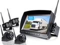 9 Inch Wireless Backup Camera System with DVR Quad Split Monitor I464269