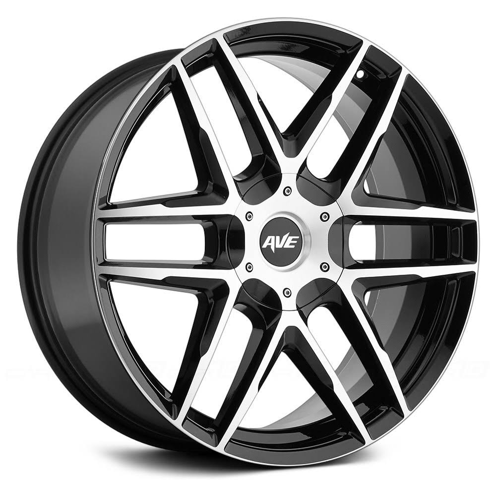 17x22 inch Black Machined Wheel Rim Q87277