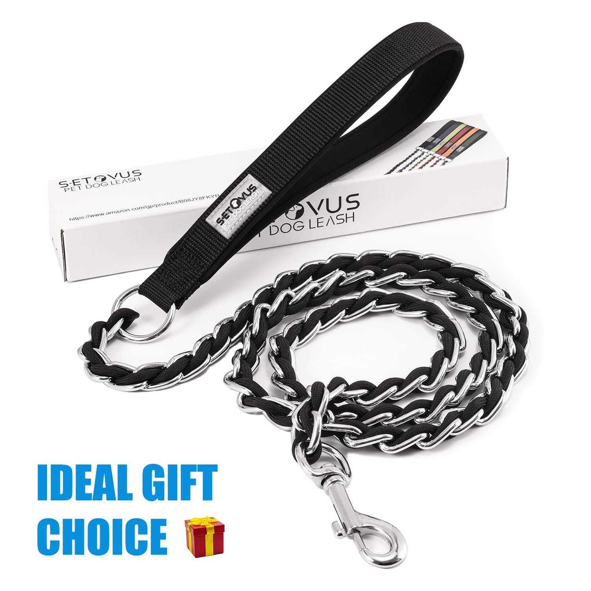 Chew Proof Metal Chain Dog Leash B522