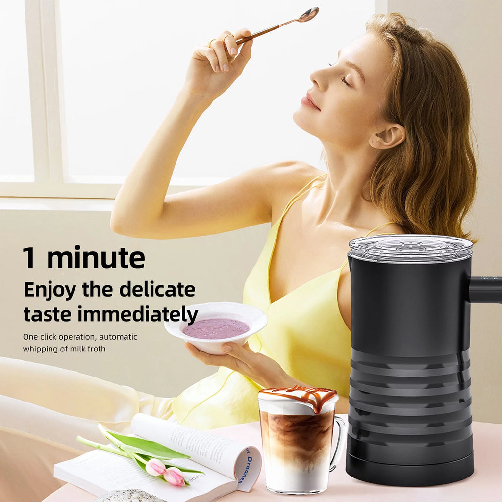 Electric Milk Frother and Steamer 4 in 1, 400W Non-Stick 580ml Z130158