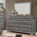 Gray 2-Piece Dresser and Mirror Set V469055