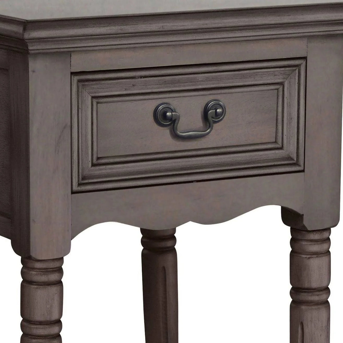Antiqued Solid Wood Night Stand Y16937
