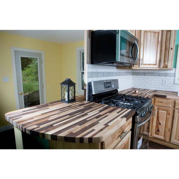 Unfinished Maple Butcher Block Countertop E509