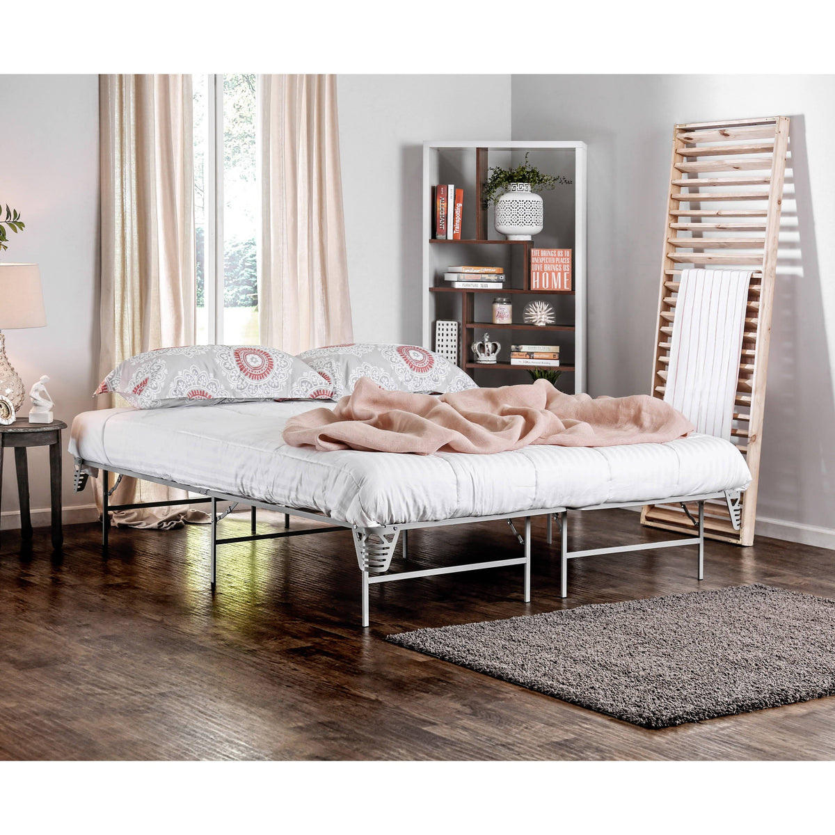 Platform Bed Frame with Mattress Foundation Full H745