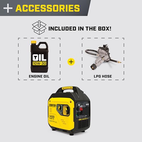 4000-Watt Dual Fuel Portable Inverter Generator R661511