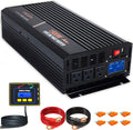 1500 watt Pure Sine Wave Inverter 24v dc to ac 110v 120v with LCD Display Pack of 2 G819701
