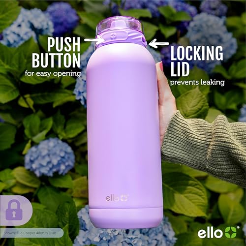 32oz Stainless Steel Water Bottle with Straw and Carry Handle J5985