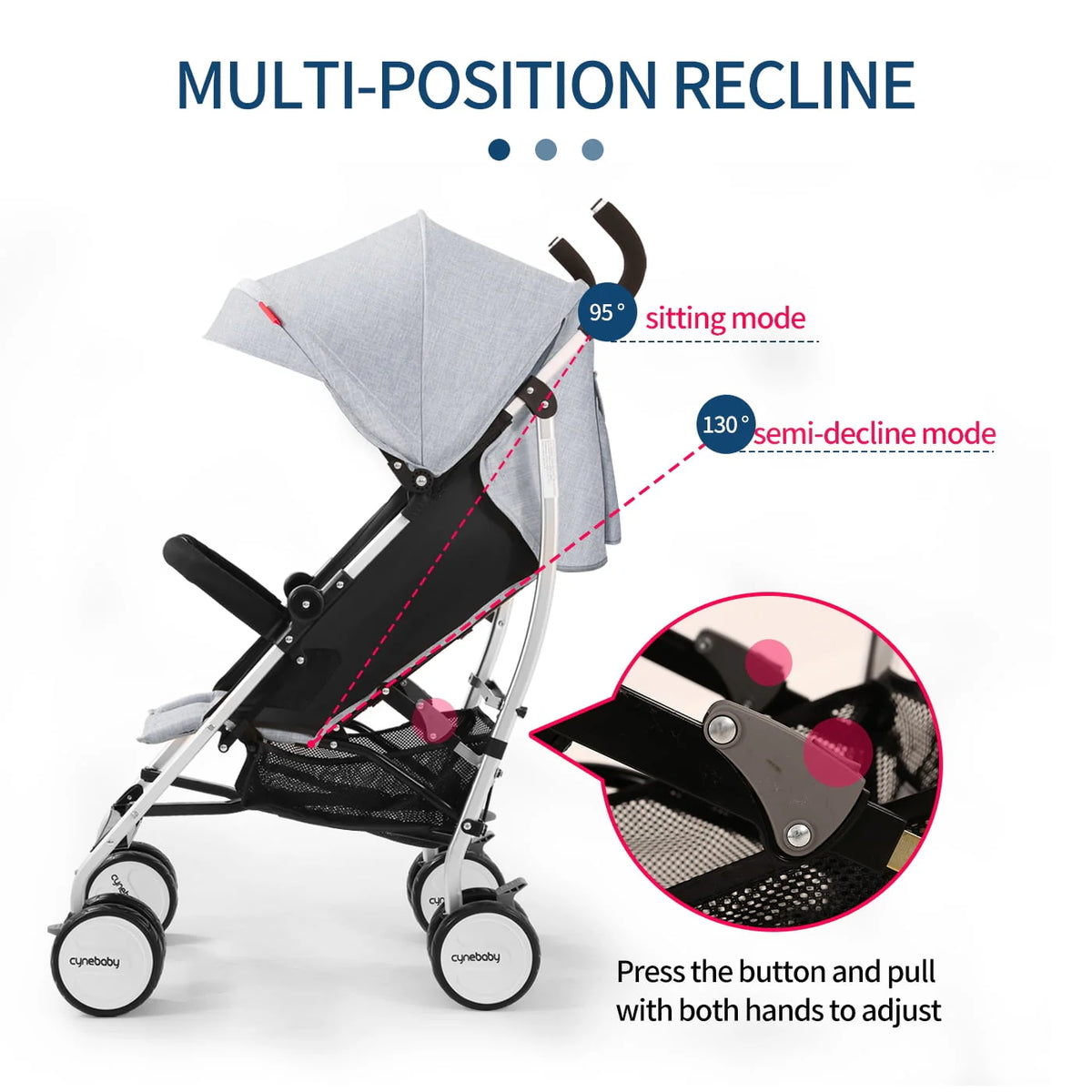 Lightweight Compact Folding Umbrella Stroller I810941