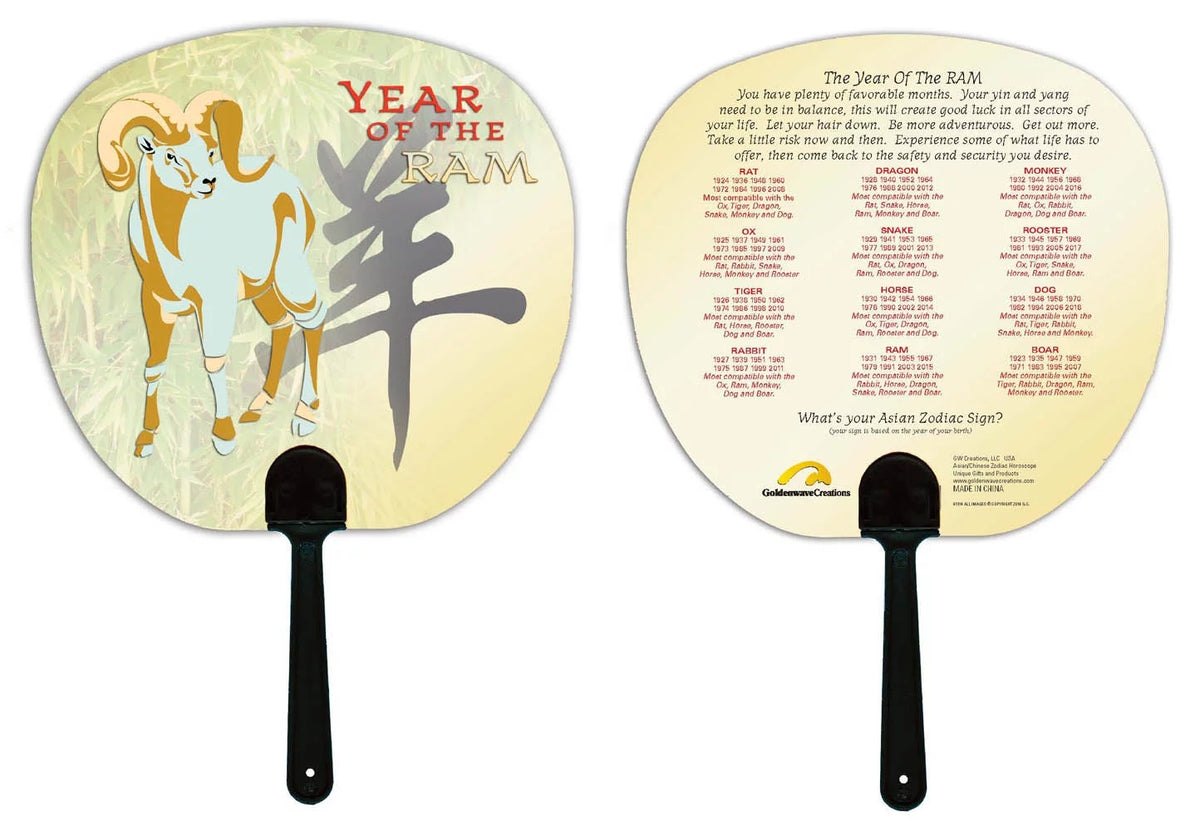 Chinese Zodiac Year of the RAM 6 Piece Gift Set F982