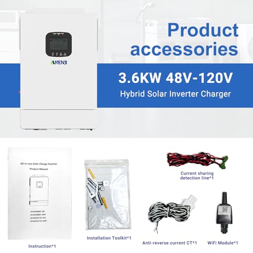 3600W Pure Sine Wave Hybrid Solar Inverter Charger P916