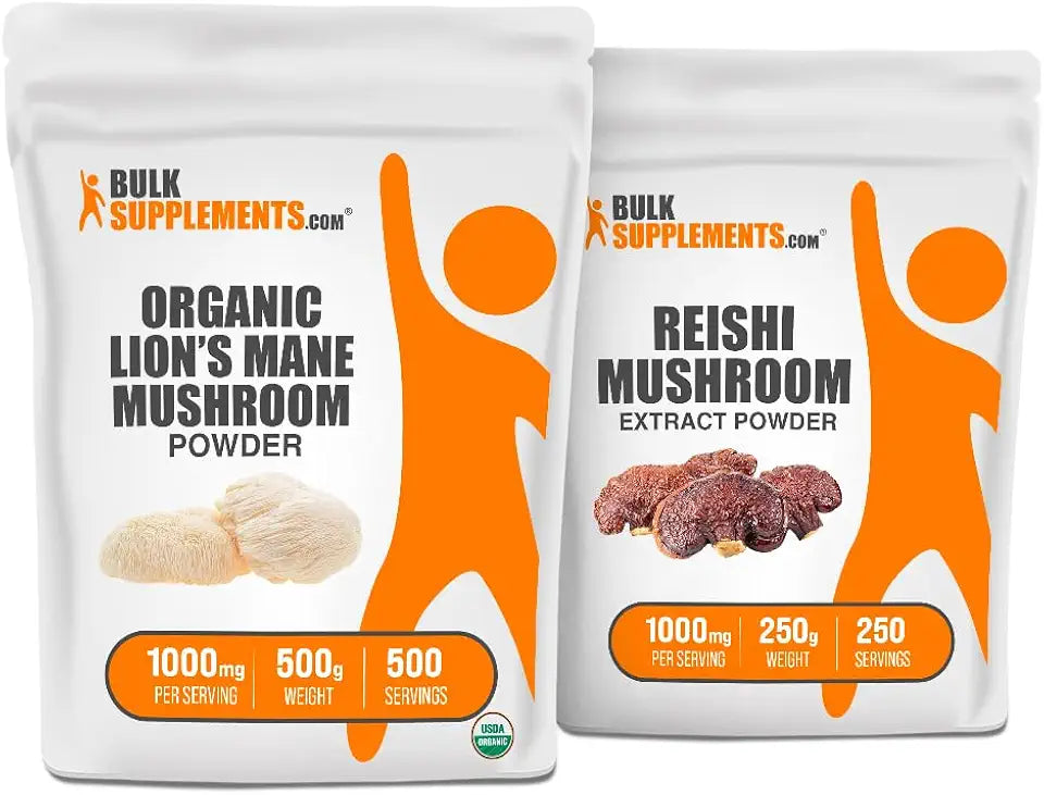 Organic Lion's Mane Mushroom Extract + Reishi Mushroom Extract M5110