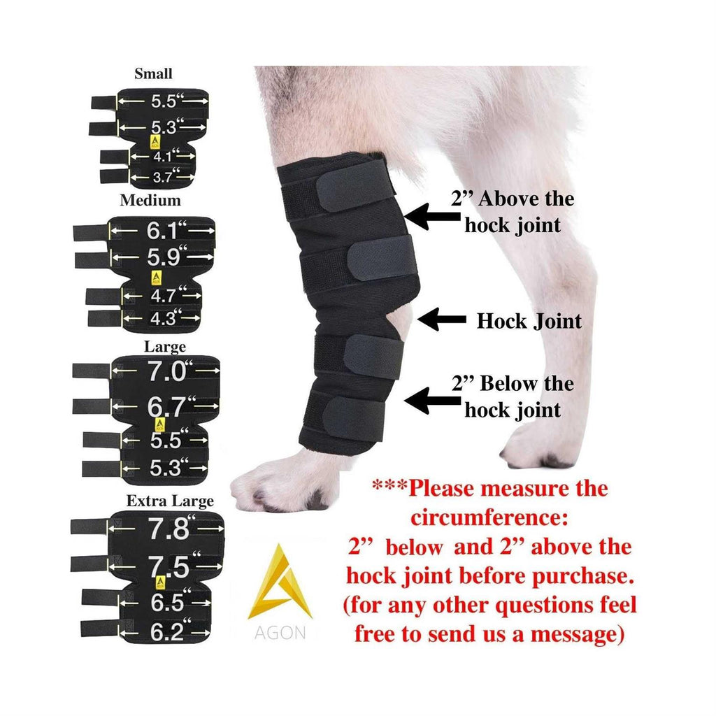 Dog Hock Brace Rear Leg Joint Wrap D461
