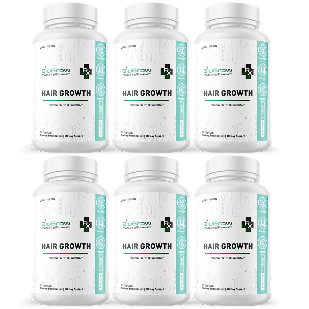 Hair Growth Dietary Supplement 60 Capsules 6 Pack T943677
