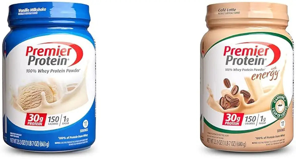 Vanilla & Cafe Latte Protein Powder 30g Protein 1g Sugar 17 Servings Q787183