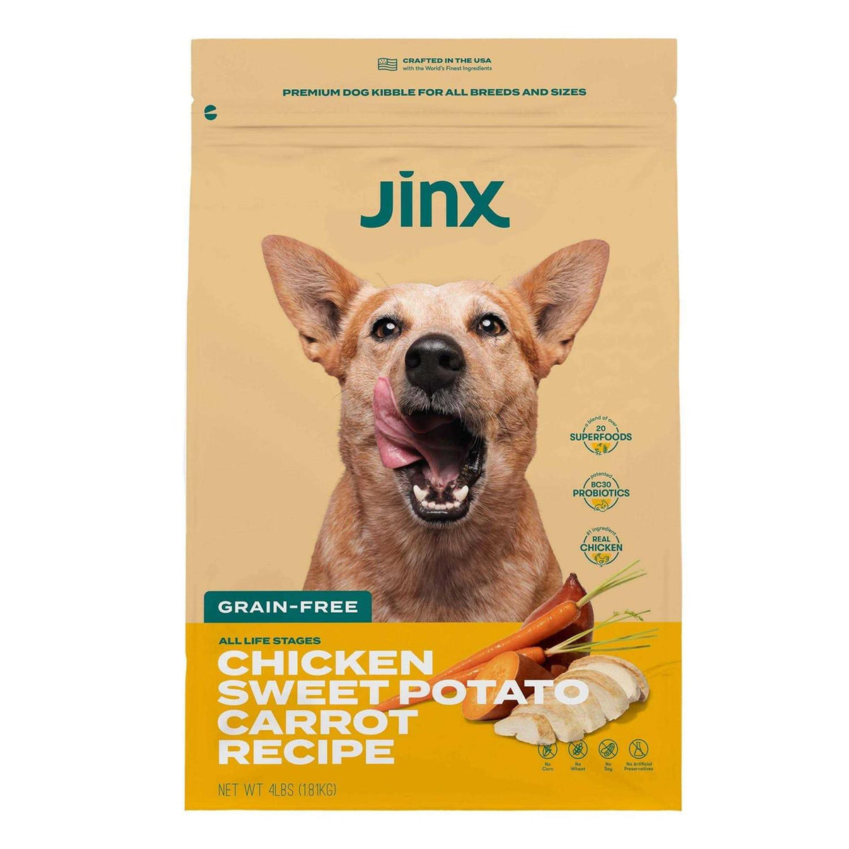 Sweet Potato & Carrot Dry Dog Food O93922