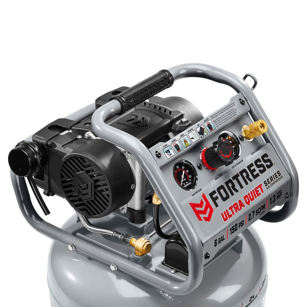 6 Gallon 150 PSI Oil-Free Pancake Air Compressor Q7555