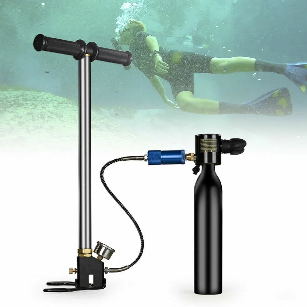 Mini Scuba Tank Diving Equipment Kit with 0.5L Oxygen Tank X555228