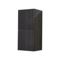 24 High Linen Side Cabinet with Two Doors in Gray Oak Z689746