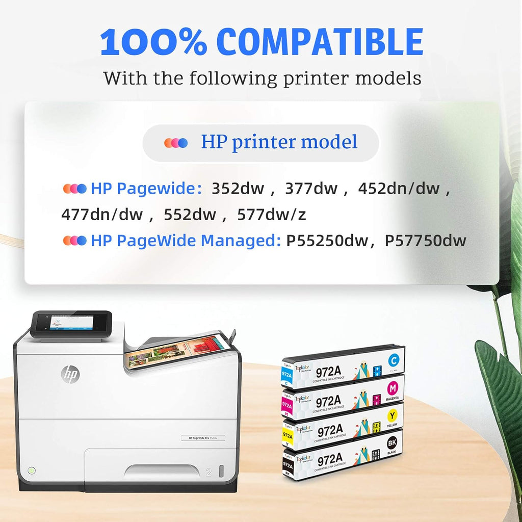 Compatible Ink Cartridges Replacement 4-Pack Y110