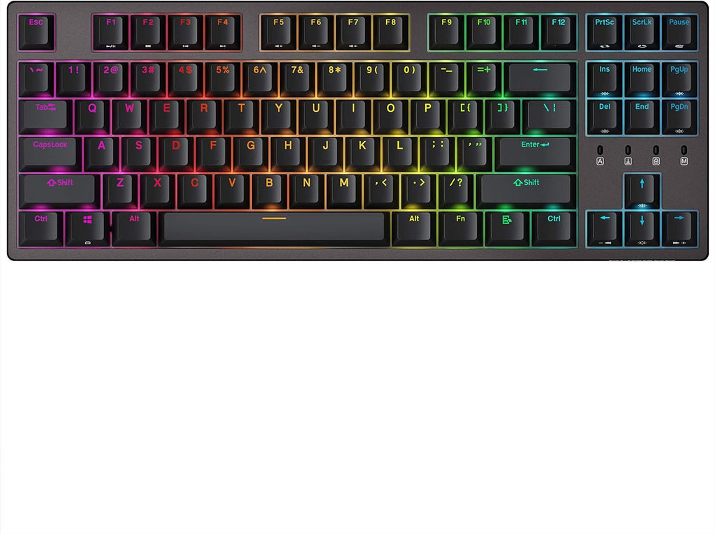 Wired Mechanical Gaming Keyboard 87 Key Double Shot PBT USB Type C G387