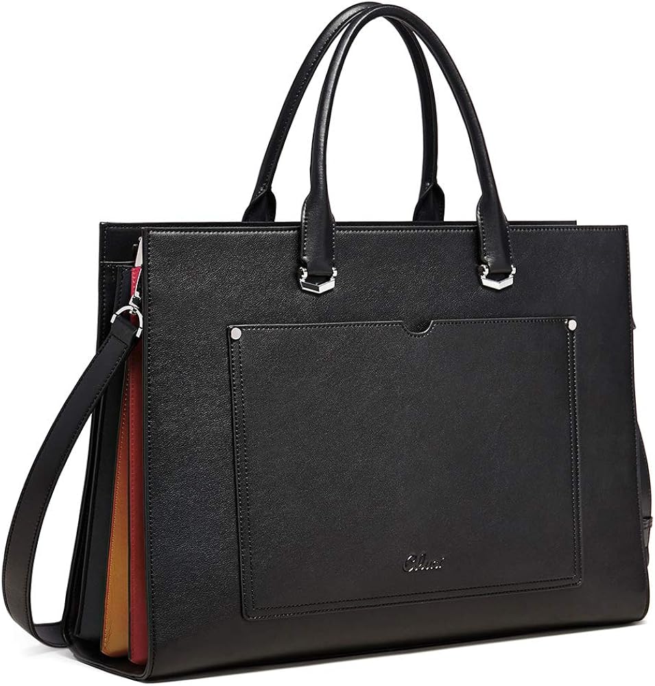 Leather 15.6 Inch Laptop Shoulder Bag X7242