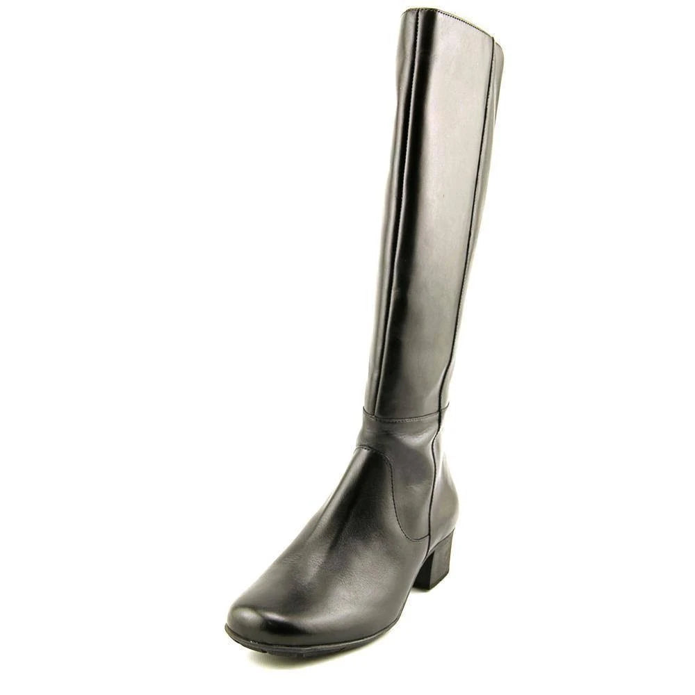Black Wide Calf Women US 7 WW J81325
