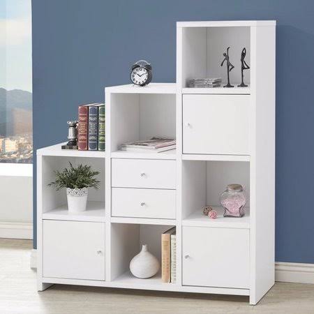 Cube Bookcase White B3565