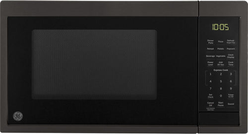 0.9 Cu Ft 900 Watts Black Stainless Steel Microwave Oven L758449