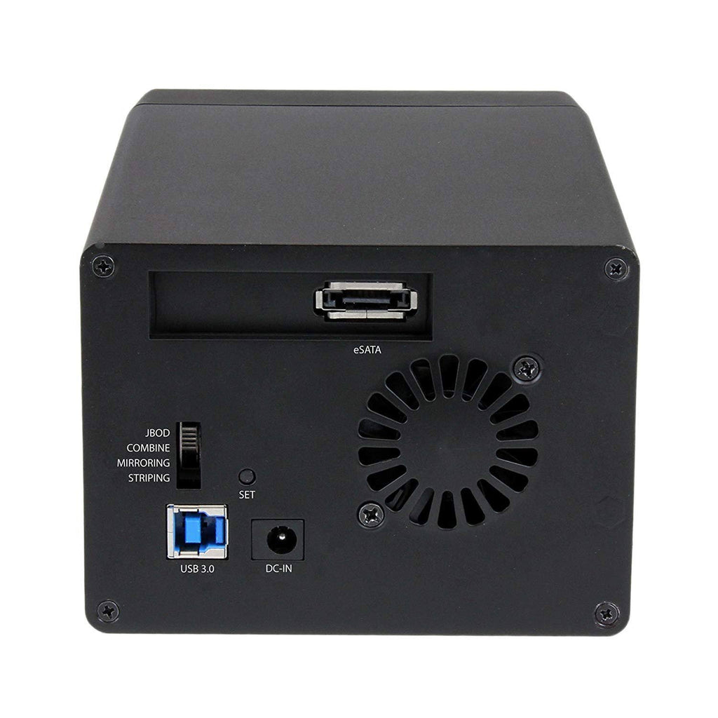 USB 3.0 eSATA Dual-Bay 3.5 SATA III Hard Drive Enclosure V8490