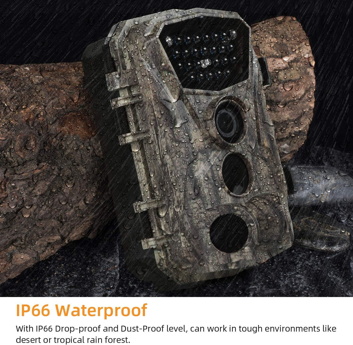2 Pack 18MP 1080P Trail Game Camera with Night Vision K485165