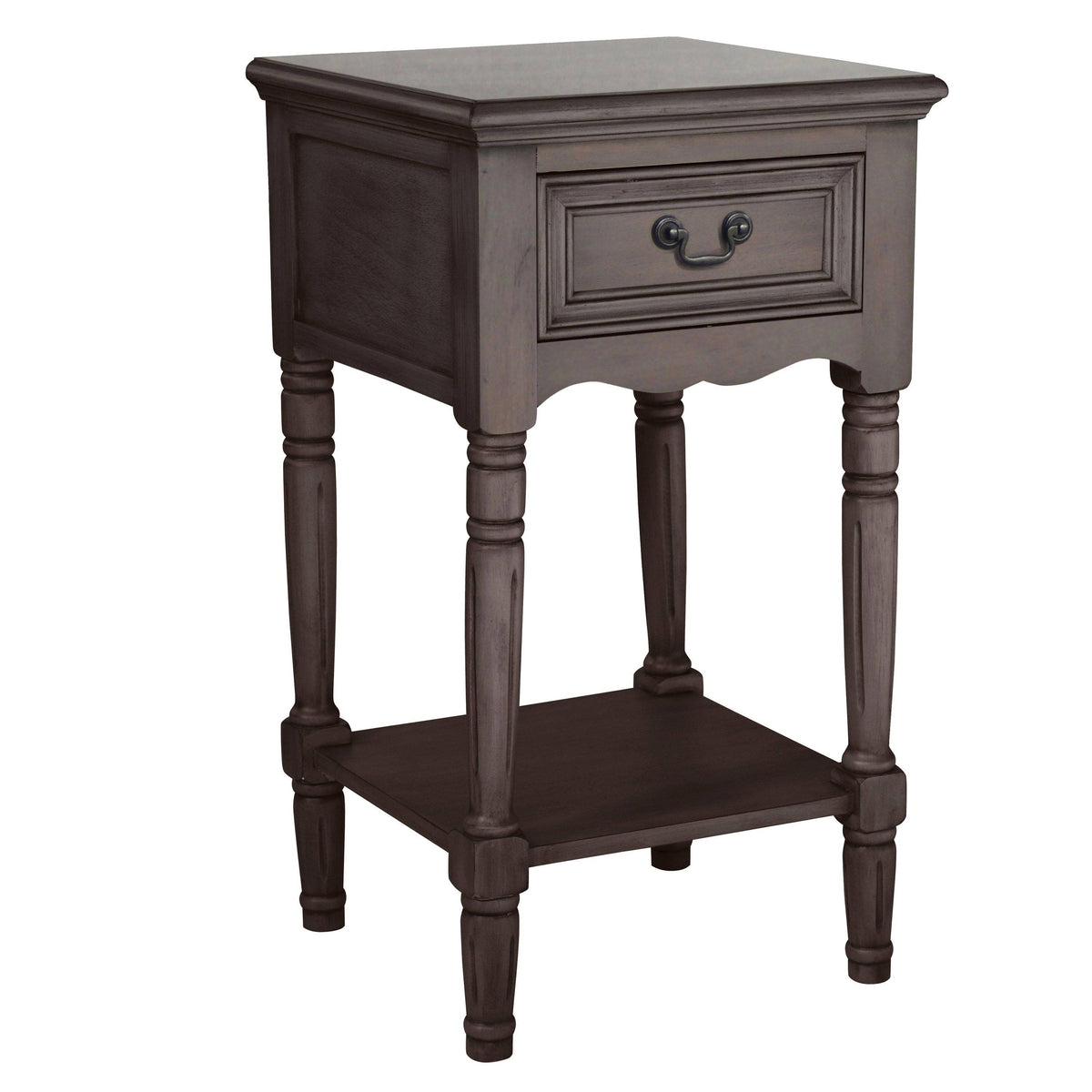 Antiqued Solid Wood Night Stand Y16937