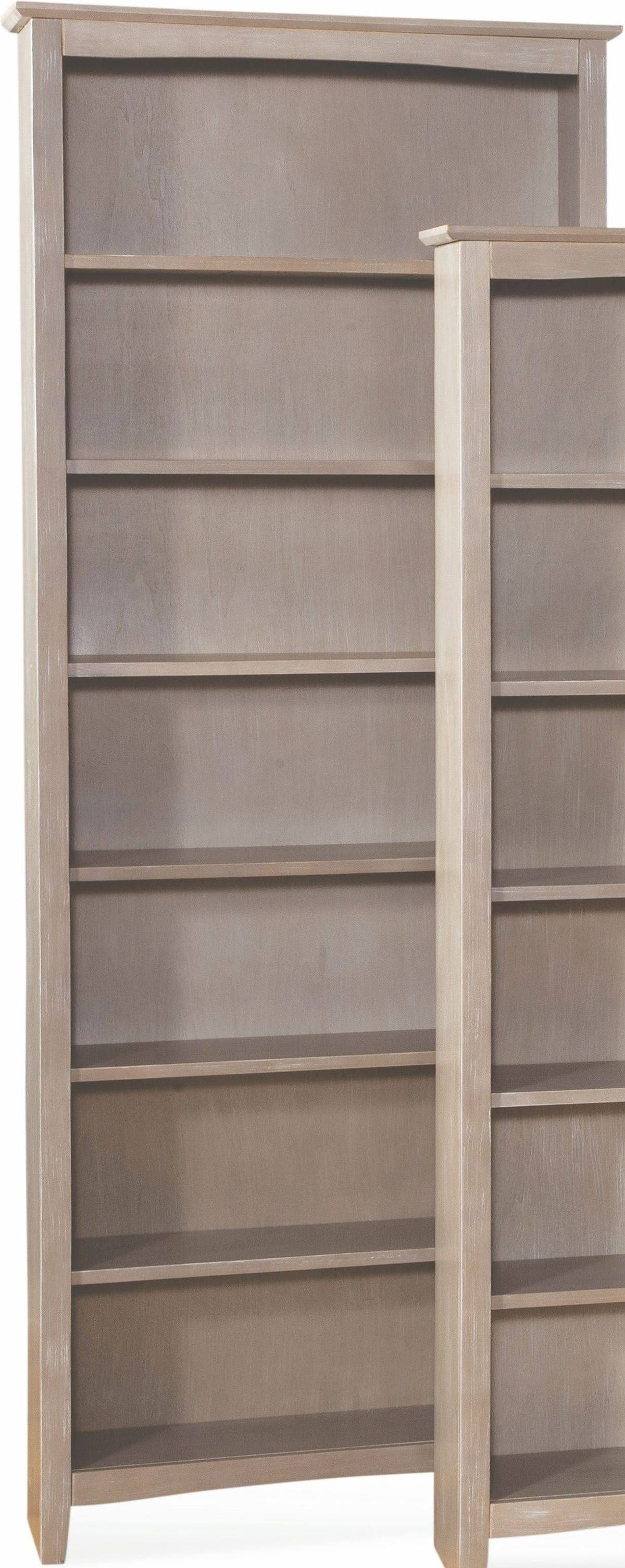 Taupe Gray 84x22 Shaker Bookcase Z69025
