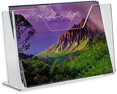 Postcard Holder Stand Rack Display Horizontal 6 Pack L57669