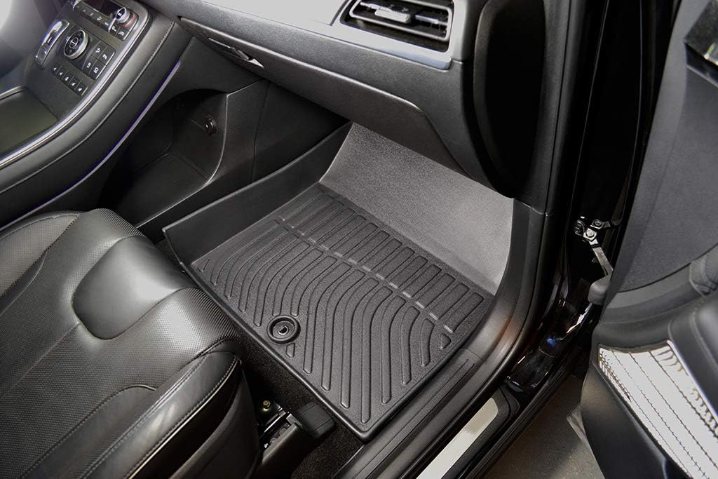 Heavy Duty Trunk Floor Mats for Hyundai Palisade 7 Seats 8 Seats Black O6030