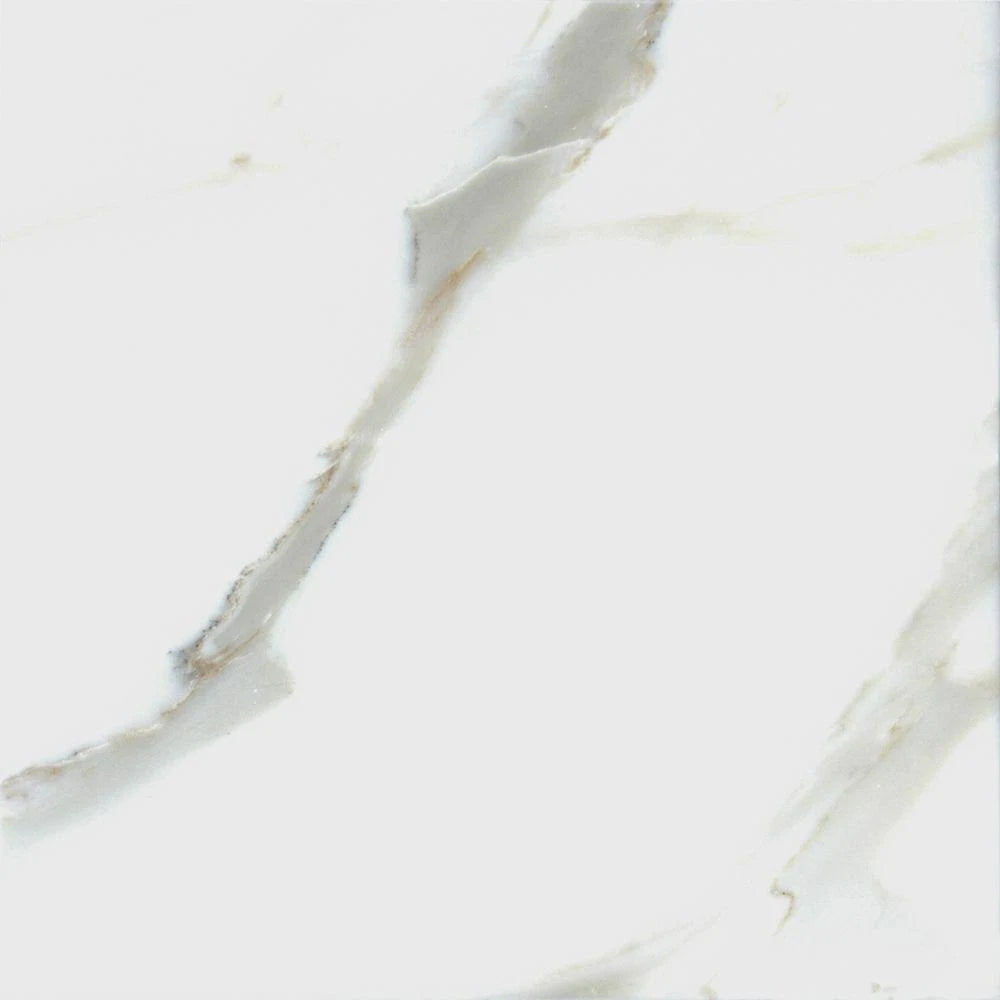 Calacatta Gold 18 in. x 18 in. Polished Marble Tile V958247