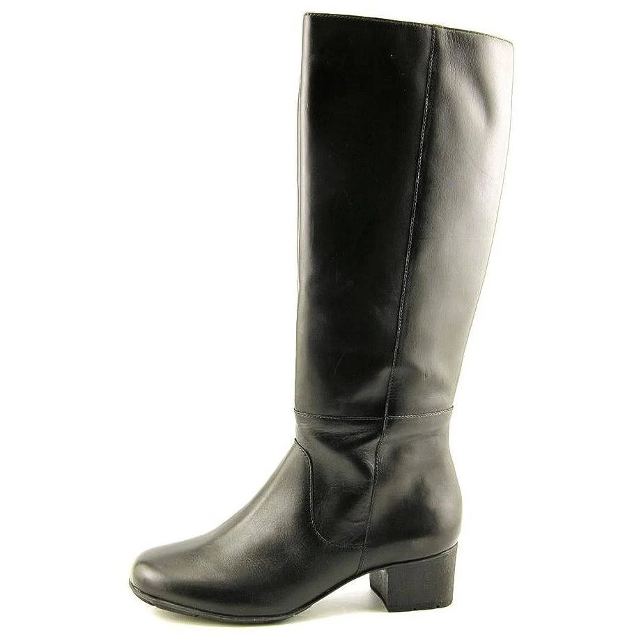 Black Wide Calf Women US 7 WW J81325