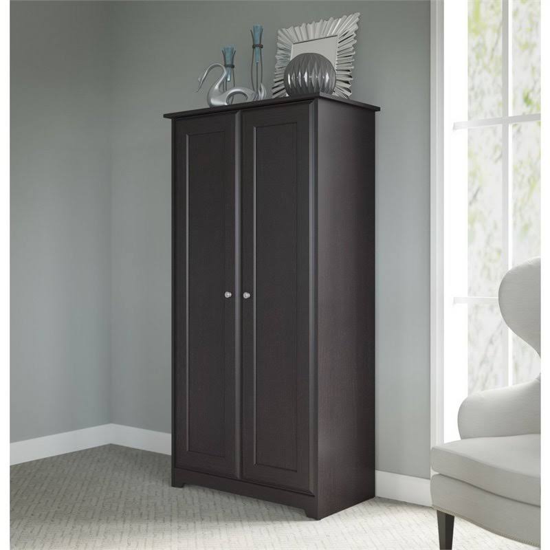 2 Door Storage Cabinet in Espresso Oak W17897