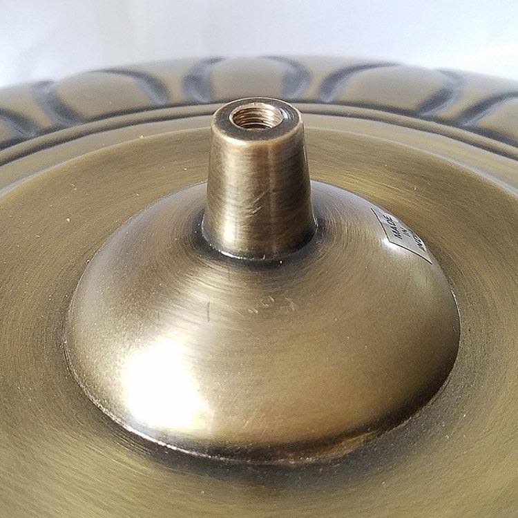 Brass Birdbath with Stake K98513
