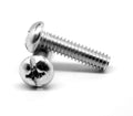 #12-24 x 3/8 Coarse Thread Machine Screw Pan Head Zinc Plated L740