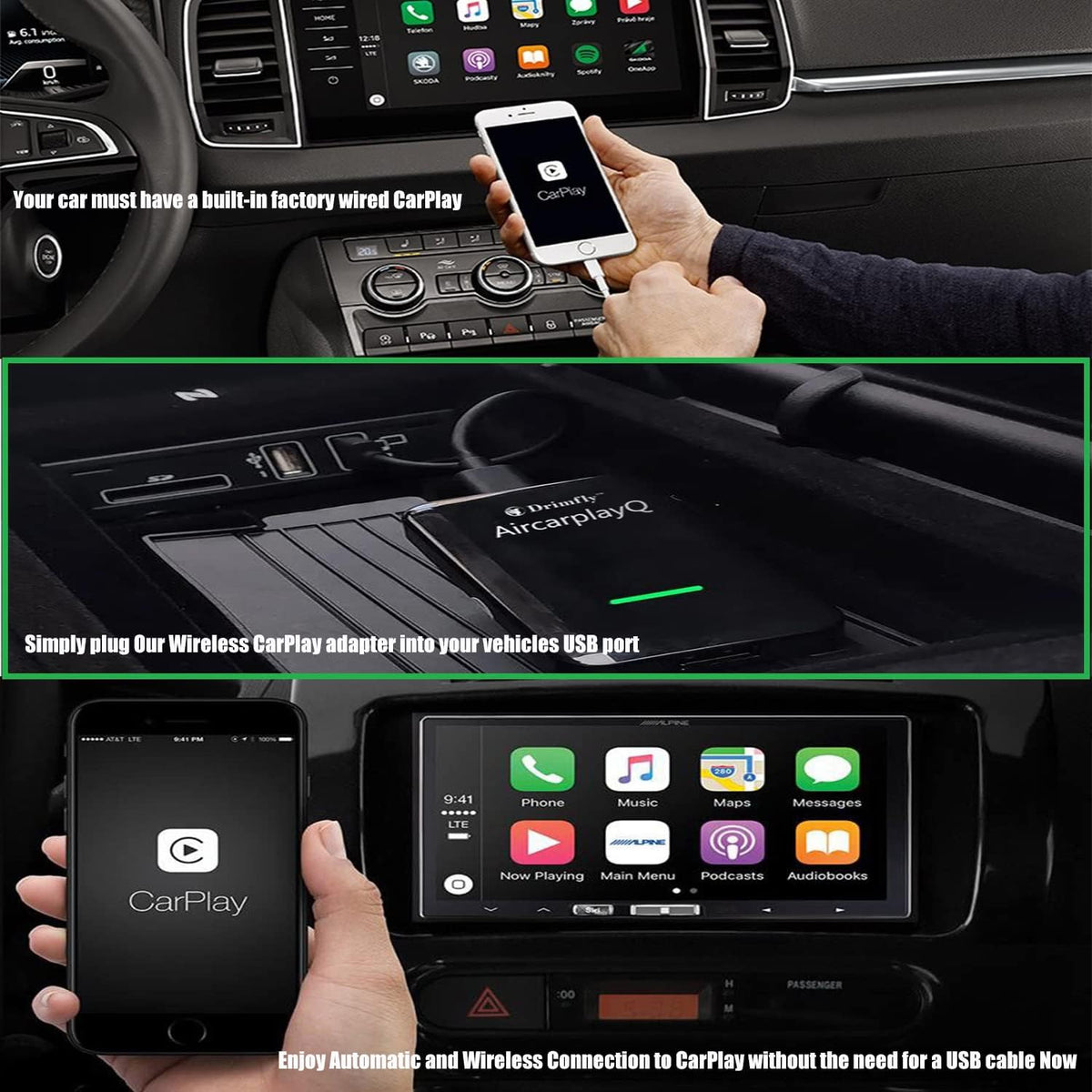 Wireless CarPlay Adapter U877