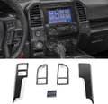Carbon Fiber Central Console Air Conditioner Panel Trim 5pcs P77376