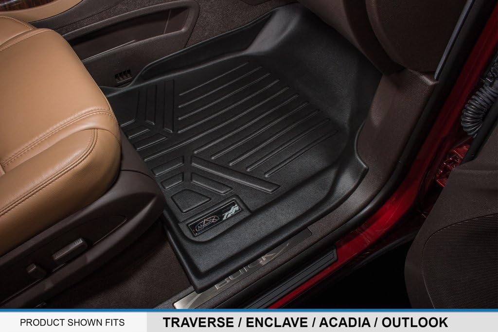 Black 2 Row Floor Mat Liner Set C211528