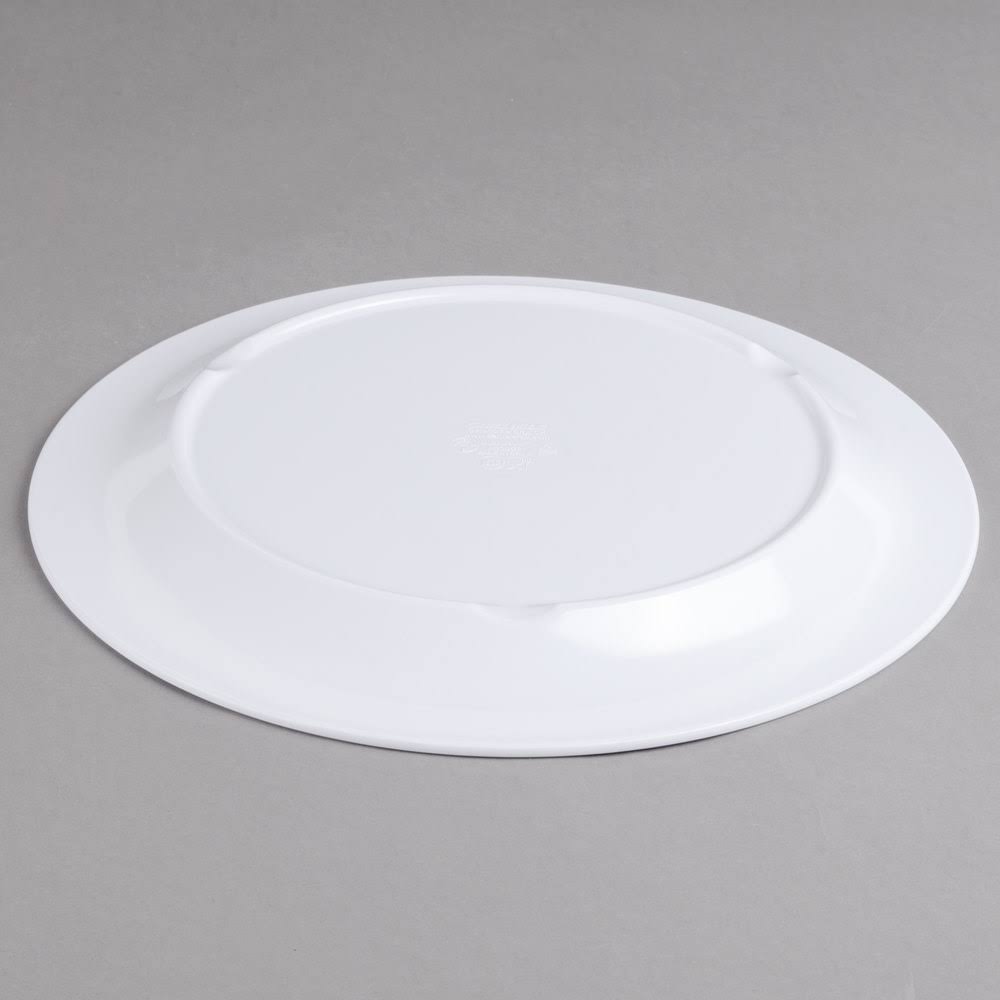 White Melamine Dinner Plate T291439