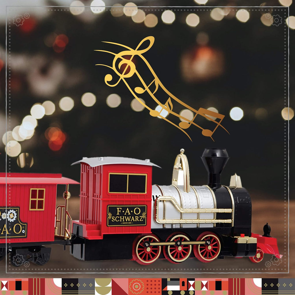 Motorized Train Set 30-Piece with Light-Up LED W964385