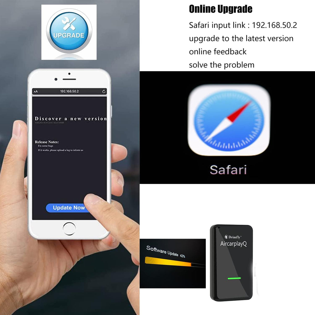 Wireless CarPlay Adapter U877