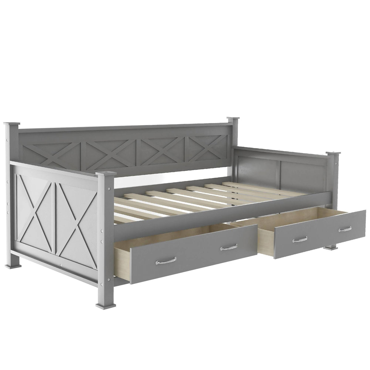 Twin Size Daybed with 2 Drawers E10745