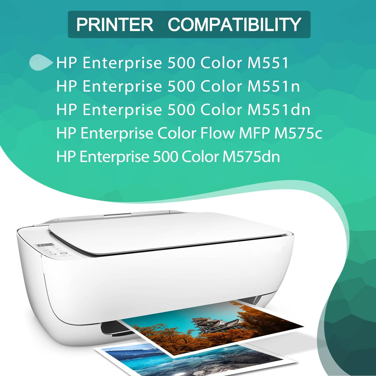 Compatible Toner Cartridge Replacement 1 Black 1 Cyan 1 Magenta 1 Yellow Q67387