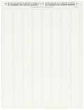 White Polyester Laser Tag Label .75 inch x .25 inch G474280
