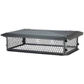 Black Galvanized-Steel Chimney Cap C18574