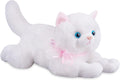 White 3 Pcs Mini Plush Cat Toy Set C9947